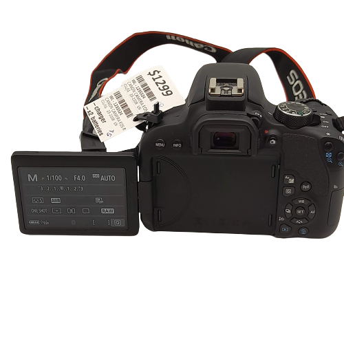 Canon EOS Rebel T7i DS126661 DSLR Camera 18-55mm Lens 24.2MP