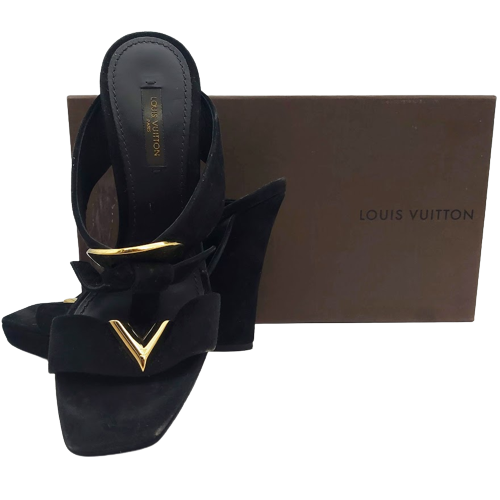 Louis Vuitton Ladies Wedge Size 36 1/2 With Box