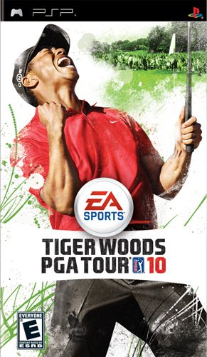Sony PSP  Tiger Woods PGA Tour 10 - Sony PSP  - No Manual Has Dust Cover Holder
