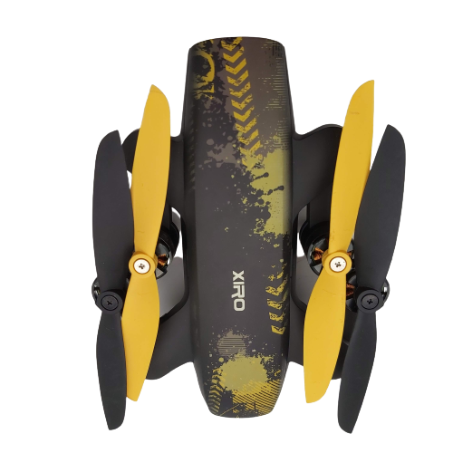 Xiro Drone Black And Yellow UM2210 With Case