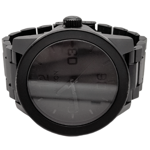 Nixon Take Charge Corporal Men's Analogue Stainless Steel Matte/Polished Black Watch A346-3256-00