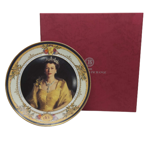 The Bradford Exchange 50th Anniversary of Queen Elizabeth - in Box