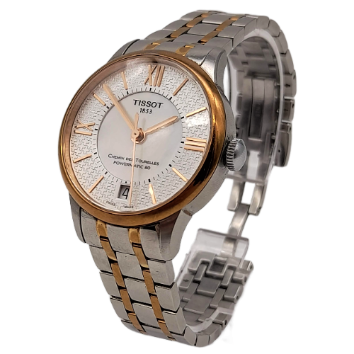 Tissot Powermatic 80 Helvetic Pride Lady Automatic Two-Tone Date Stainless Steel/Sapphire Crystal WatchT099.207.22.118.01