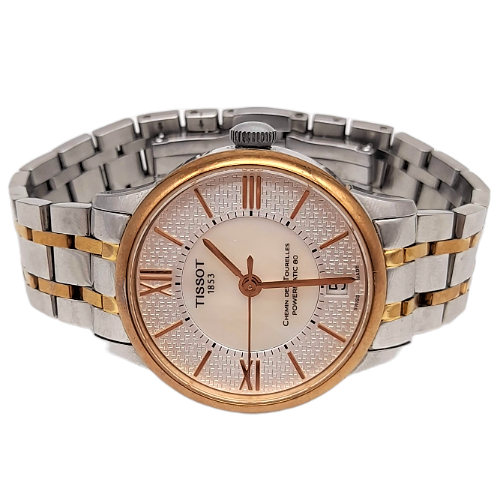 Tissot Powermatic 80 Helvetic Pride Lady Automatic Two-Tone Date Stainless Steel/Sapphire Crystal WatchT099.207.22.118.01