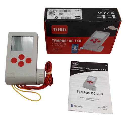 Toro Tempus DC LCD 4 Station DC Battery-Operated Controller In Box