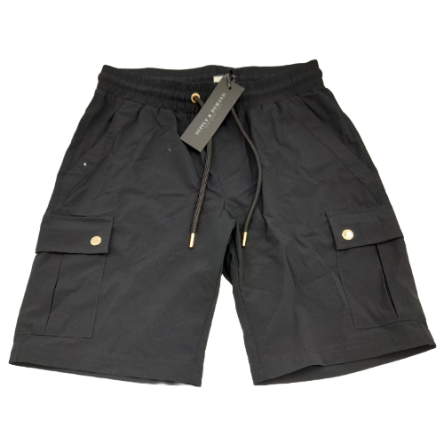 Supply & Demand Fortune Mens Cargo Shorts Black - Size: Small Unworn With Tags