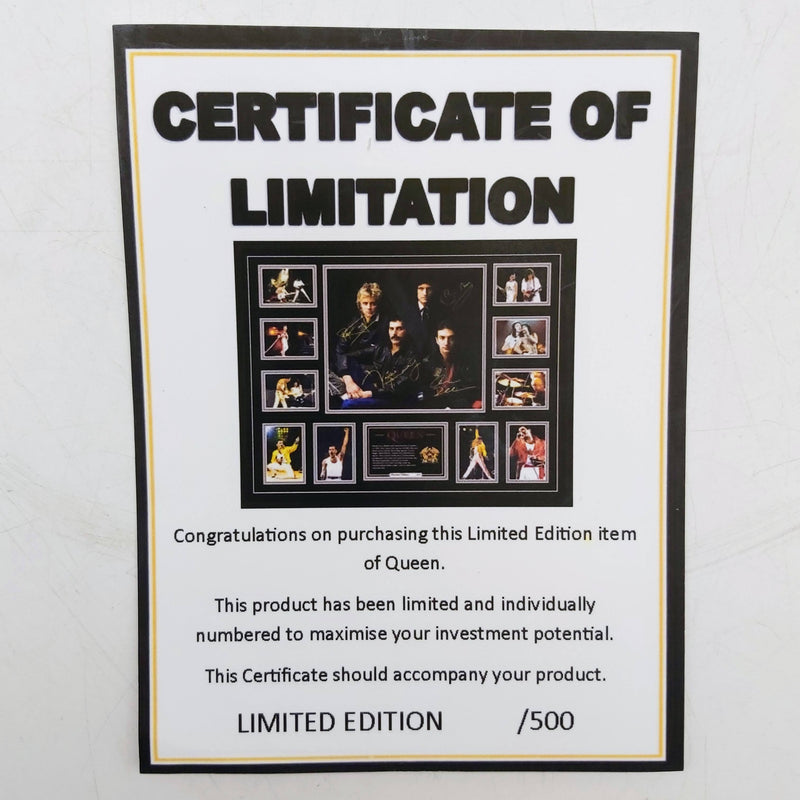 Queen Limited Edition Collectable Frame 13/500 With Authentication