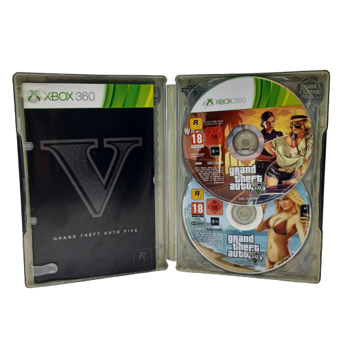 Grand Theft Auto V (Steel Book) - Xbox 360
