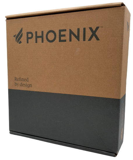 Phoenix Shower Head  Rose 200mm Square Chrome  Includes Box