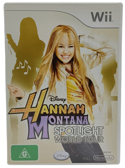 Disney Hannah Montana "Spotlight World Tour" - Wii Nintendo