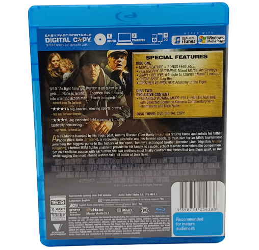 Warrior "Collector's Edition" - Blu-ray