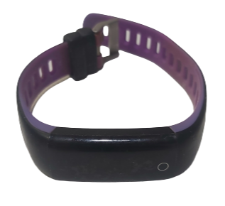 Black and Purple Generic Fitbit with Charger