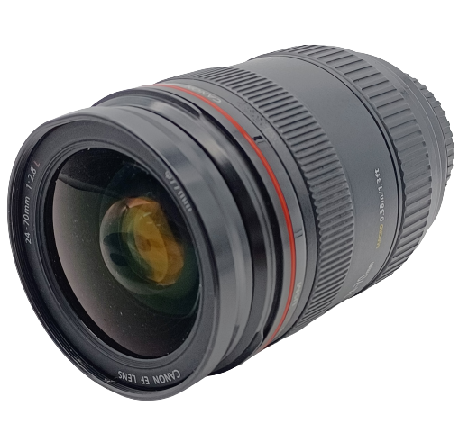 Canon Ultrasonic Zoom Lens EF 24-70mm Macro 0.38m/1.3ft Camera Lens Includes Dust Cover And Attachment