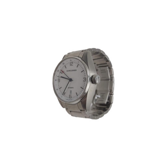 Georg Jensen Men's Automatic Silver Watch 396