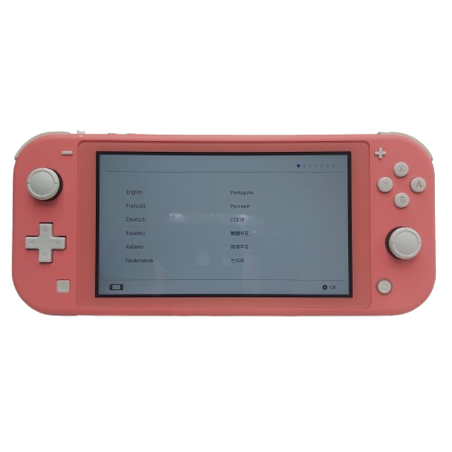 Nintendo Switch Lite Portable Handheld Console With Charger Pink HDH-001