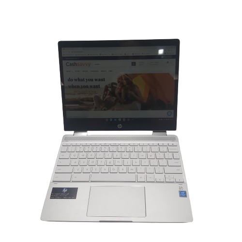HP Chromebook x 360 White Laptop 64Gb With Charger and Pouch