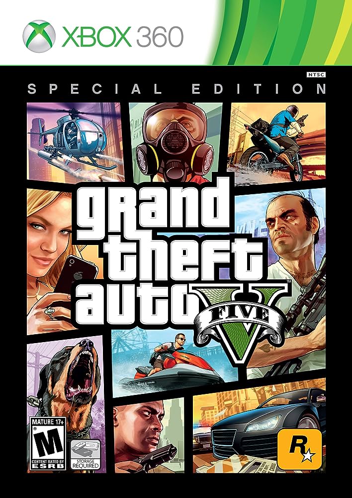Grand Theft Auto V (Steel Book) - Xbox 360