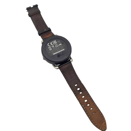 Mens LG Smart Watch Brown Leather Band LG-W150 with Charger Pad