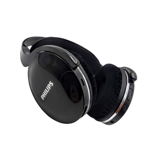 Phillips Wireless Headphones SHD8850 Black - With Charging Cradle