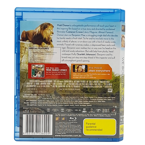We Bought a Zoo - Blu-ray