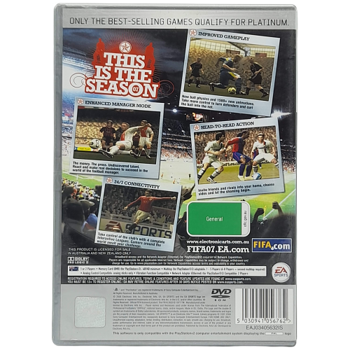 Fifa 07 - PS2 Net Play + Platinum