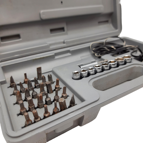 Houston Screwdriver Socket and Spanner Set TE8001 Green - with Case