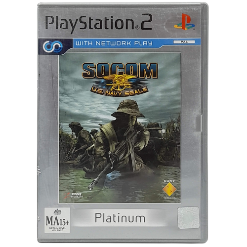 Socom U.S. Navy Seals - PS2 Net Play + Platinum