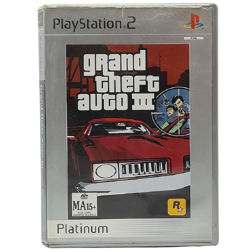Grand Theft Auto III - PS2 + Platinum