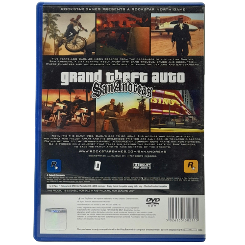 Grand Theft Auto: San Andreas - PS2