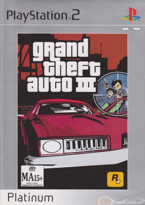 Grand Theft Auto III - PS2 + Platinum