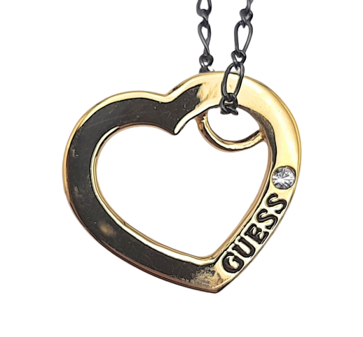 Guess Necklace and Pendant with Cubic Zirconia