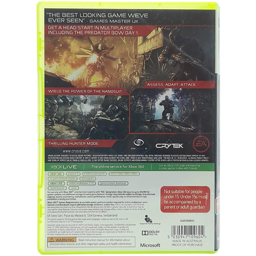 Crysis 3 (Hunter Edition) - Xbox 360