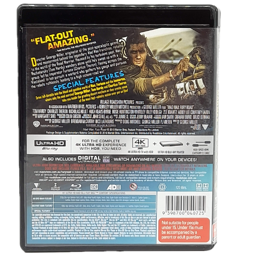 Mad Max Fury Road - 4K Ultra HD