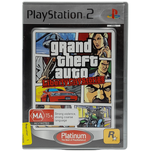 Grand Theft Auto: Liberty City Stories - PS2 + Platinum