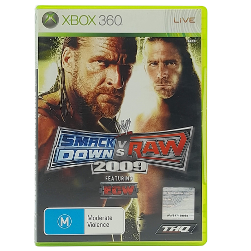 SMACK DOWN VS RAW 2009 - Xbox 360