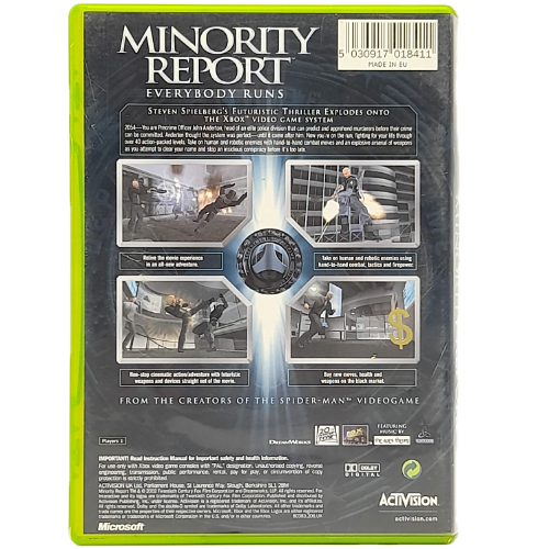 Minority Report Everybody Runs - Xbox Original