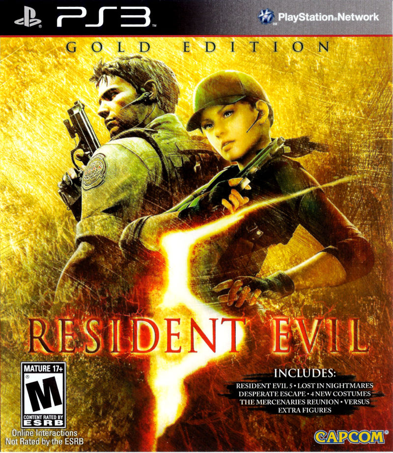 Resident Evil 5 - PS3 + Gold Edition