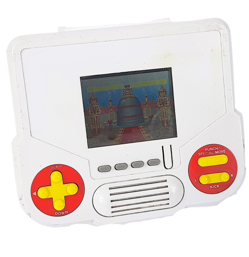 Street Fighter White Hand Held Console