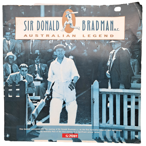 Sir Donald Bradman Australian Legend Post Book 1997