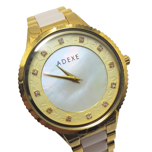 Adexe Gold Analogue Watch