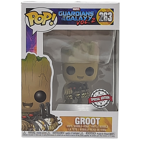 Pop Groot With Switch and Buttons 263