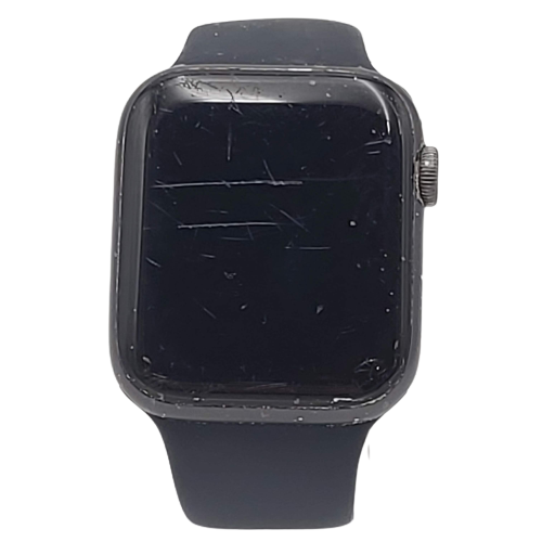 Apple Smart Watch Series 6 Black 44mm with Black Band - Scratches on Screen