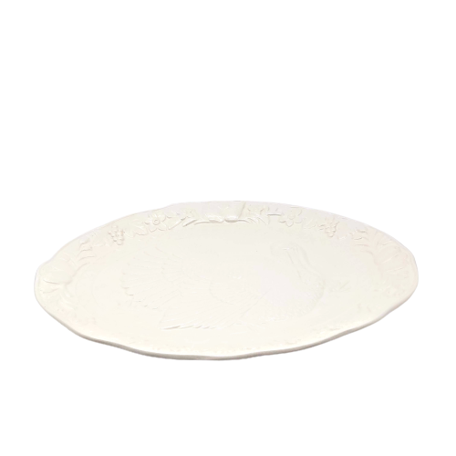 Cream Plata Dinde Plate