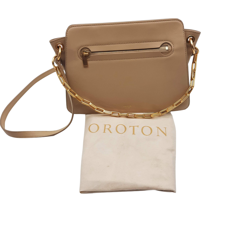 Genuine  Oroton Mischa Day Beige Handbag