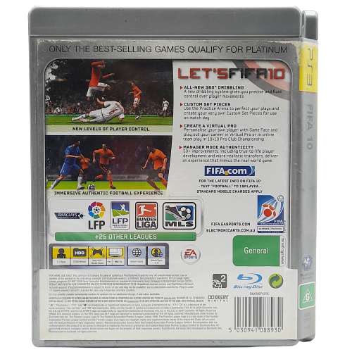 Fifa 10 - PS3 + Platinum