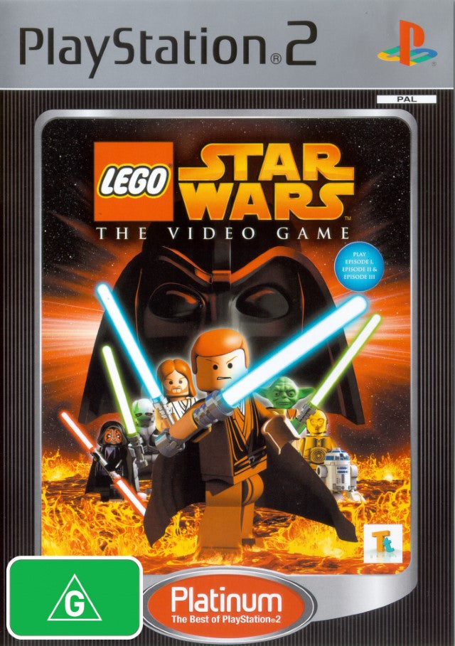 Lego Star Wars: The Video Game - PS2 + Platinum