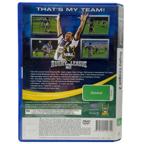 Rugby League 2 - PS2