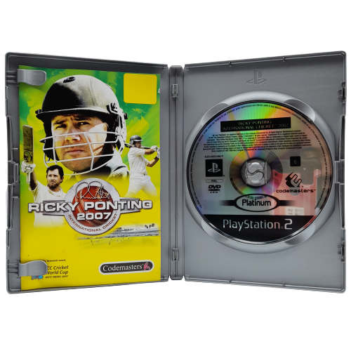 Ricky Pointing International Cricket 2007 - PS2 + Platinum