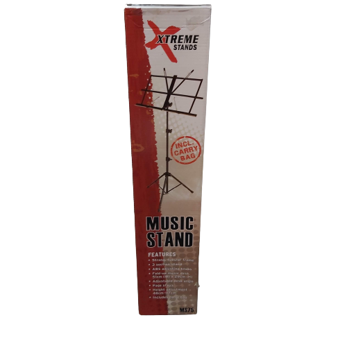 Xtreme Stands Black Music Stand MS75 In Box