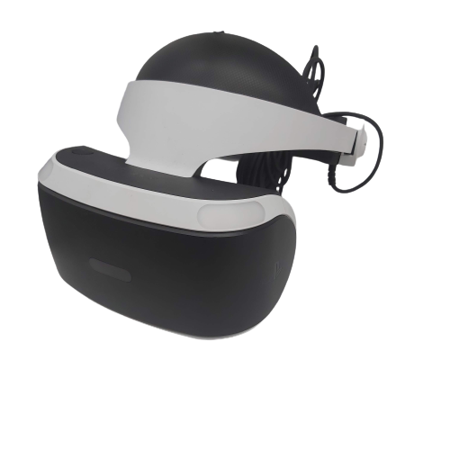 Sony Black And White Vr Headset With Remote